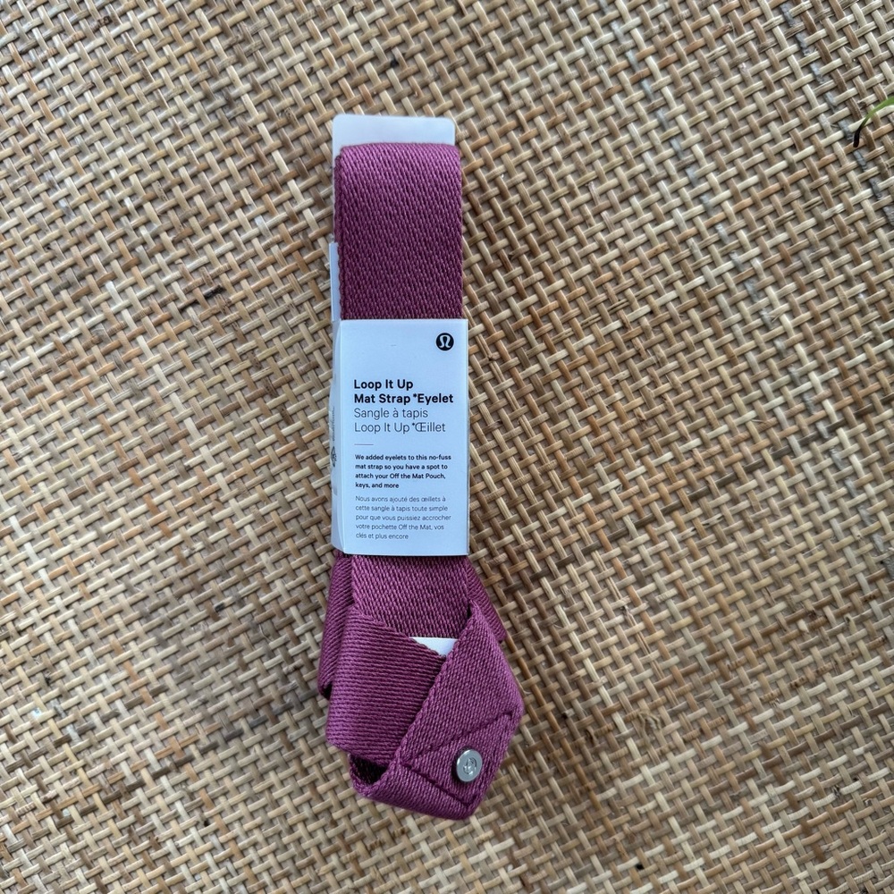 Lululemon Purple Yoga Mat Strap